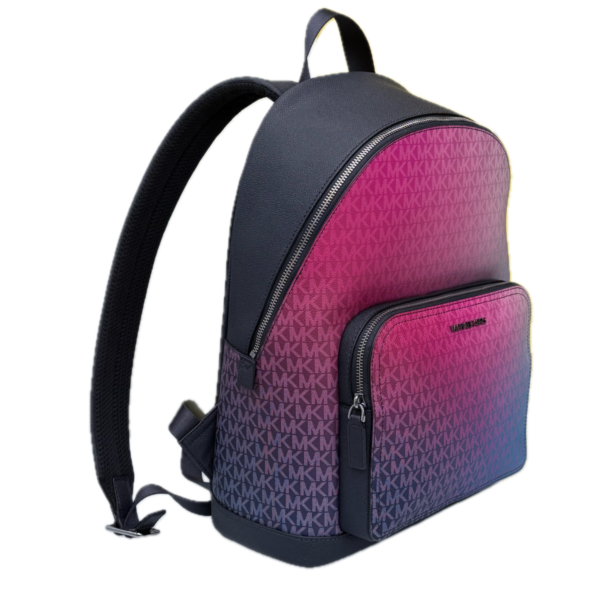 Michael Kors Plum Geometric Backpack Vintage MICHAEL KORS Purple Patterned Canvas | Mercari main image 2
