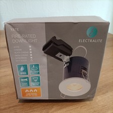 Image of NEW - Matte black Electralite Downlight Fire-rated Easy Install new Matte black