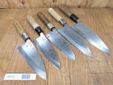 Japanese Chef's Kitchen Knife Set 5 Piece DEBA from Japan RB372