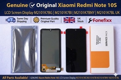 Original Xiaomi Redmi Note 10S LCD Bildschirm Display Touch M2101K7BNY M2101K7BG LCD