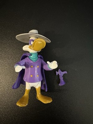 Vintage 1991 Playmates Disney Darkwing Duck Action Figure Spinning Hat Rare!
