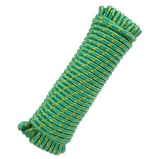 3/8 Inch 90 Feet Polypropylene Rope for Camping,Outdoor,Green/Yellow