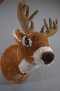 Adore 13" Boone The Whitetail Deer Plush Stuffed Animal Walltoy Wall Mount 