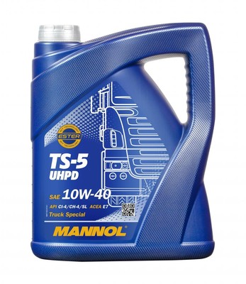 Motoröl Mannol TS-5 UHPD 10W-40 CUMMINS CES 20076 20077 20078 5L Kanister