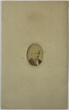 RARE CDV Photograph of Eliza Ballou Garfield - Mother of Pres. James A. Garfield