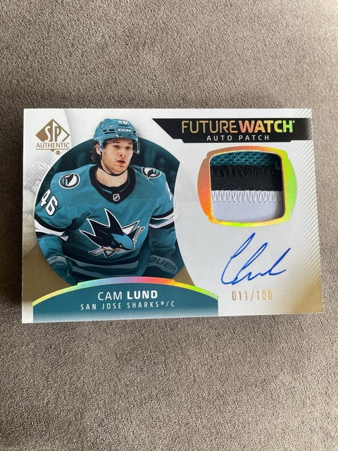 2025-26 Upper Deck SP Authentic Cam Lund Rookie Future Watch Auto Patch /100