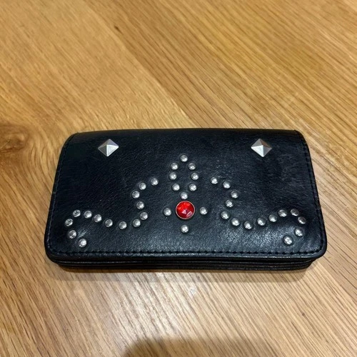 HARLEY DAVIDSON / leather trucker wallet