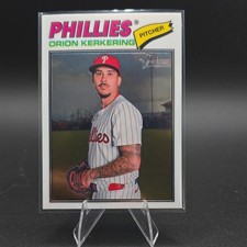 2026 Topps Heritage #300 Orion Kerkering Chrome  - Phillies