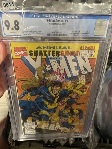 X-Men Annual 1 CGC Graded 9.8 NM/MT Jim Lee Marvel Comics 1992