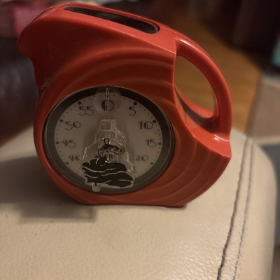 Persimmon Fiesta Clock Timer 1997 The Homer Laughlin