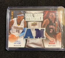 2009-10 Upper Deck - Dual Game Materials Carmelo Anthony, Shawn Marion #DG-MA