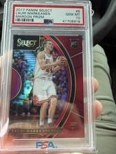 2017-18 Panini Select - Concourse Lauri Markkanen #8 Maroon Prizm /199 (RC)
