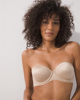 NWOT Soma 34C Vanishing Back Multi-Way Strapless Underwire Bra Pink 113541