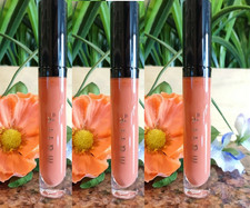 3 x Mally KISS ME LIP GLOSS Lipstick Color XOX Tawny Nude Neutral 0.14 oz NEW