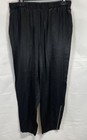 AllSaints Women's Black Viscose Elastic Waist Ankle Zip Tapered Pants Size 8 — photo 1