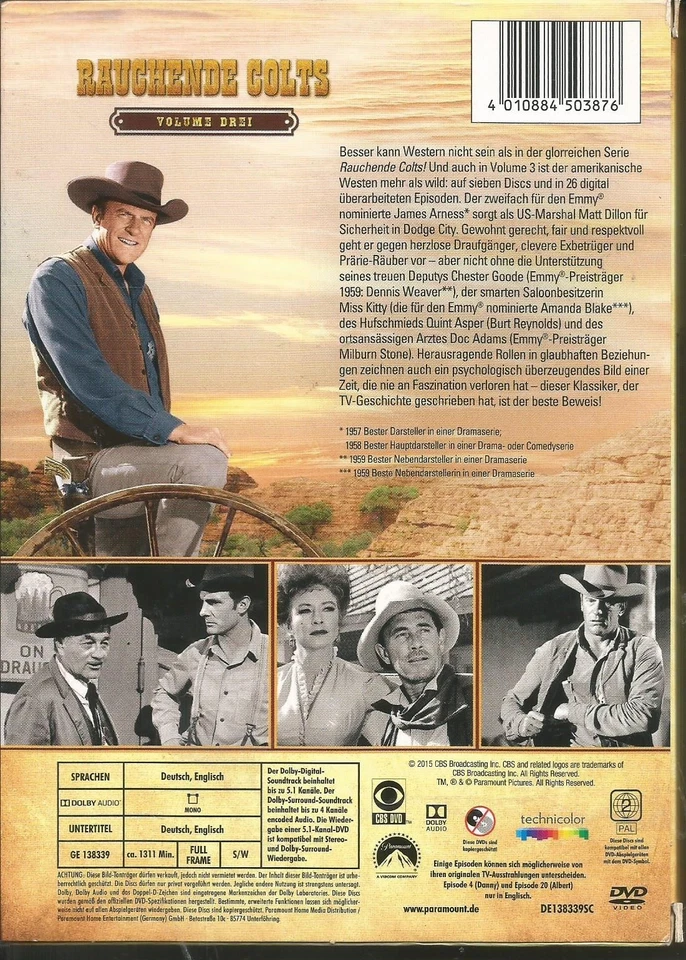Rauchende Colts - Volume Drei [7 DVDs] ~ 😁 - Bild 2 von 2