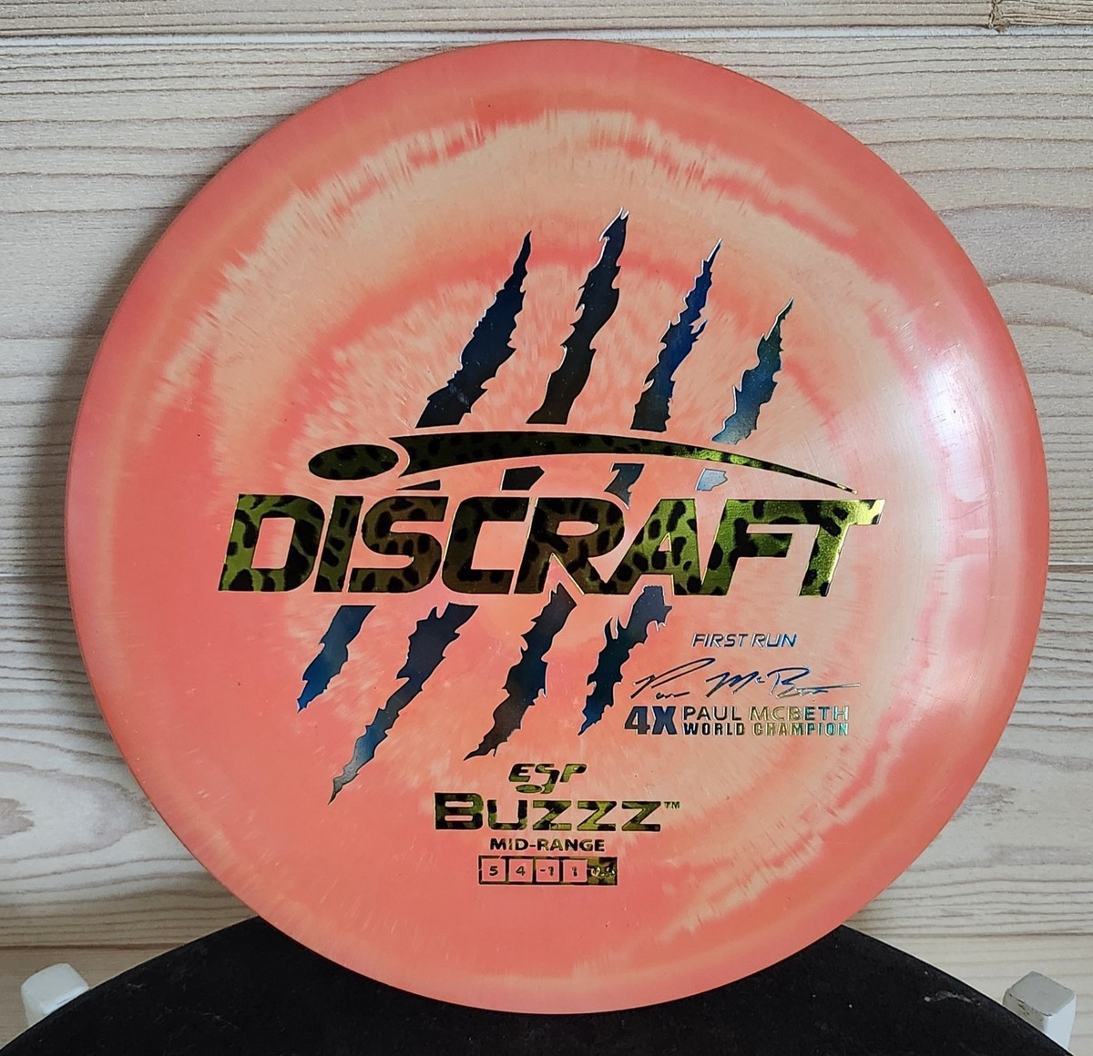 New Discraft 4x Claw Paul McBeth Swirly ESP Buzzz 181g | eBay