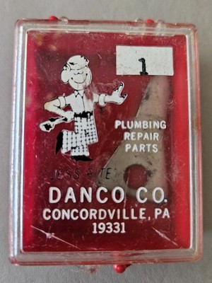 Vintage Danco JESS RITE Co Concordville PA Advertising Case plumbing Repair Part