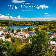 The Free State | Maryland Places | 2026 12x24" (Hanging) Wall Calendar