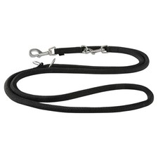Wolters K2 Führleine 3m schwarz extra-lang verstellbar für Hunde Tierbedarf