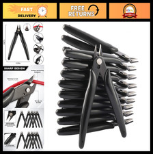 10 Pack Wire Cutters - Diagonal Cutting Pliers for Electronics, Jewelry, Model M