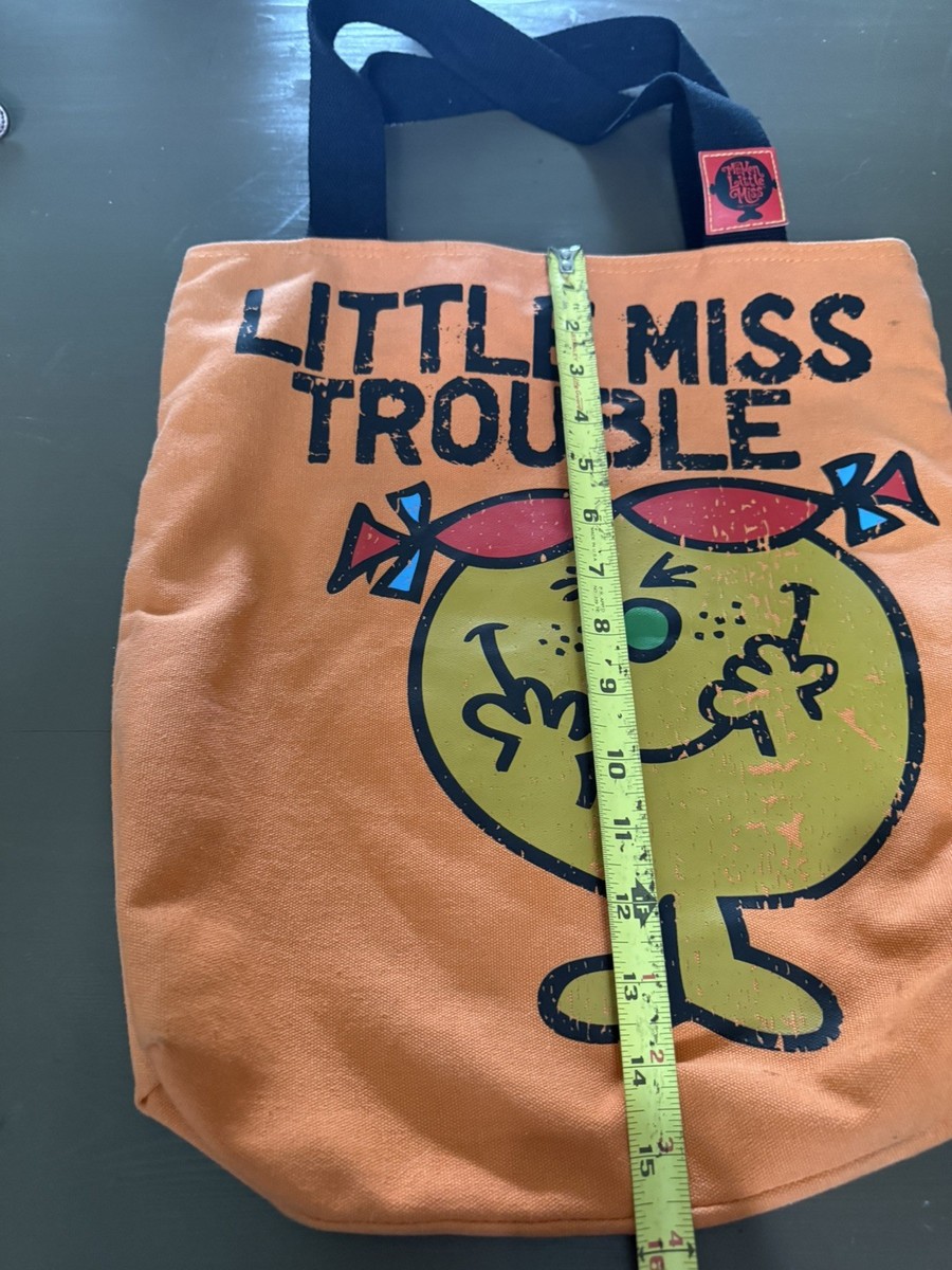 Mr. Men Little Miss Trouble Canvas Tote Bag View 2