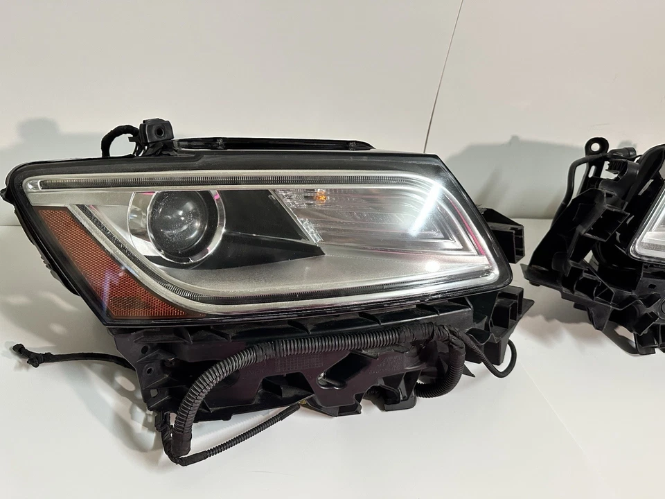 奥迪 Q5 Sq5 车头灯乘客和驾驶员侧套装适用于 2013 - 2017 年 2 个氙气灯 — 第 2/4 张图片