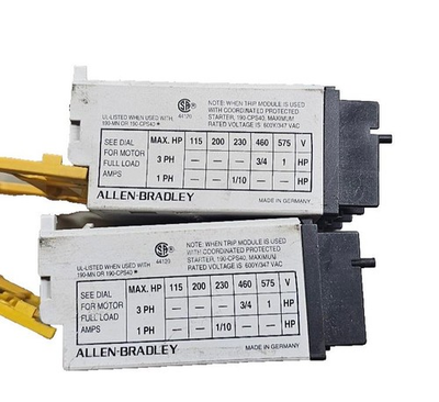#ad #ad 2Pcs Allen Bradley Compact 190 P016 Ser. A Motor Starter $89.99