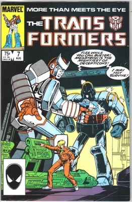 The Transformers Comic Book #7 Marvel Comics 1985 VERY FINE- NEW
