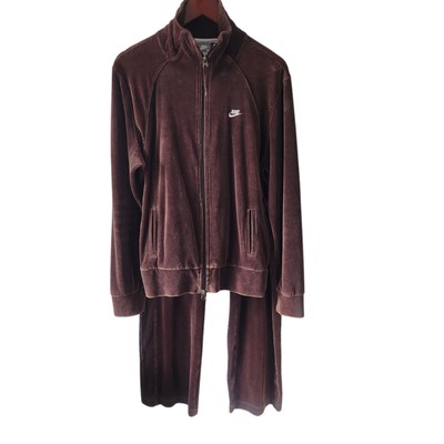 women's nike brown tracksuit