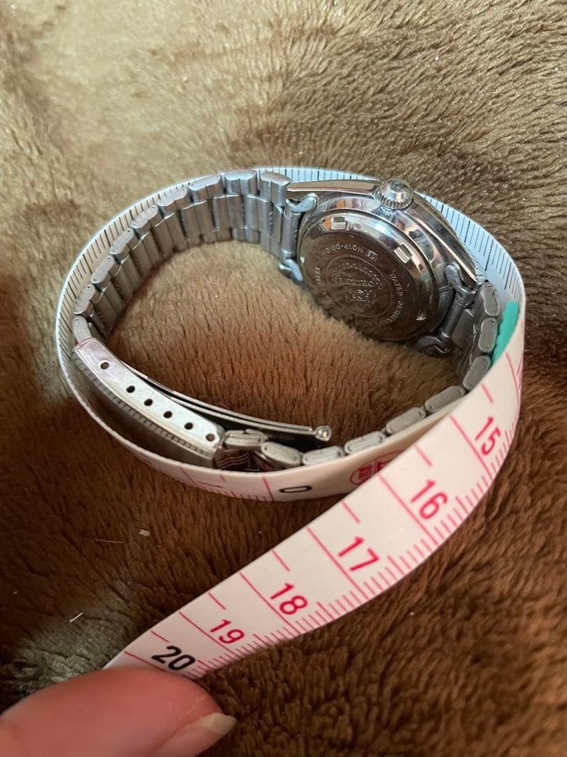 Orient Automatic Wristwatch Orange Dial Vintage E… - image 7