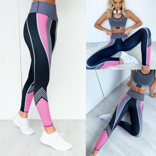 Leggins Deportivas Ropa Deportiva De Moda Licras Pantalones Para Yoga Mujer  NEW | eBay