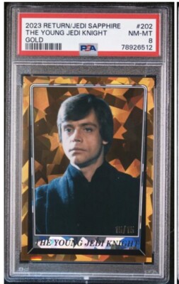 Luke Skywalker 2023 Topps Chrome Sapphire Star Wars GOLD