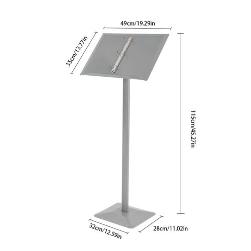 Ring Binder Lectern Stand Menu Stand Catalogue Browser Floor Stand Brochure New - Picture 16 of 38