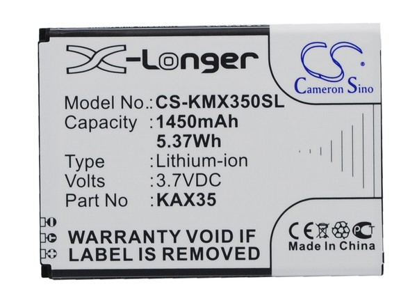 Ersatzakku - CS-KMX350SL - Kazam Trooper X3.5 - 3,7 Volt 1450Mah Li-Ion-image