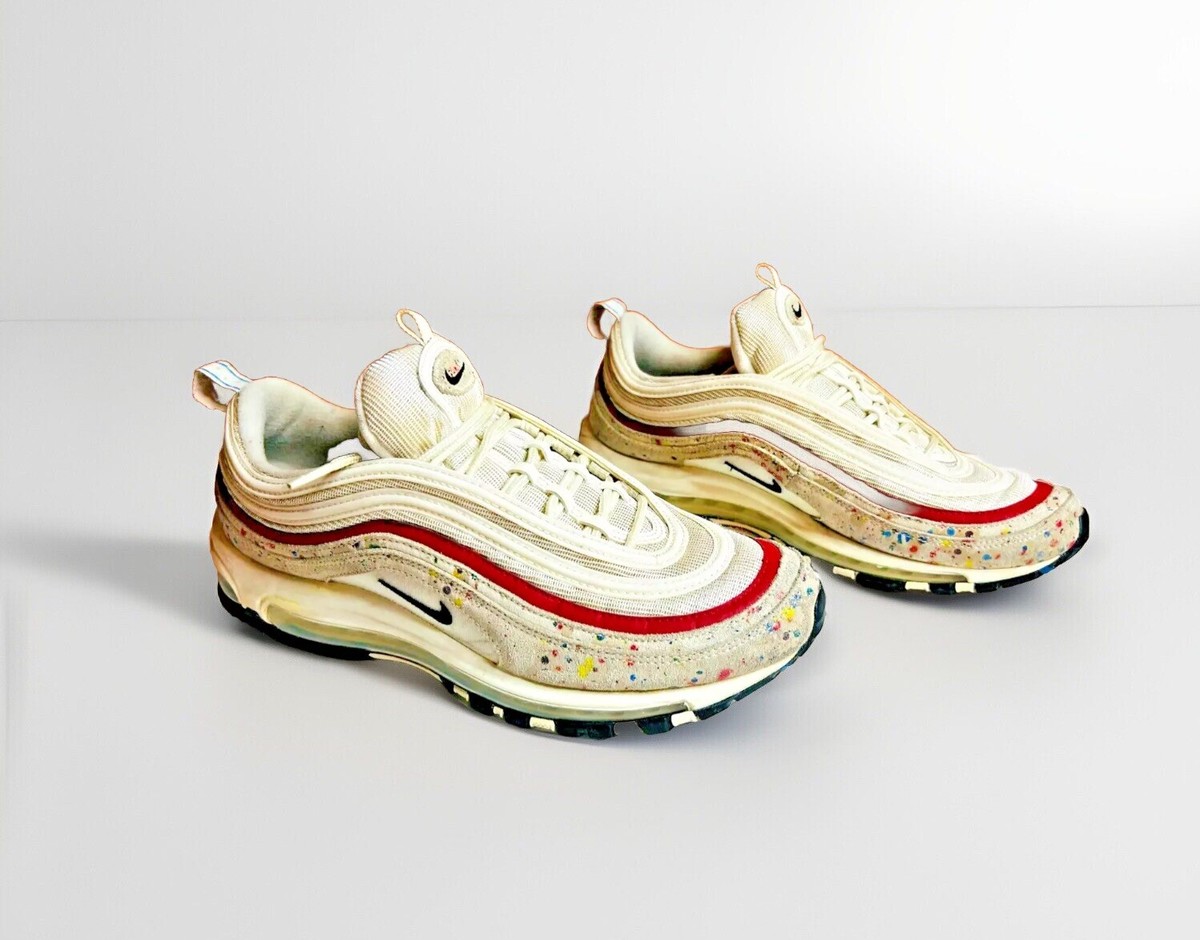 Nike Air Max 97 Paint Splatter Mens Size 10.5 Athletic Shoes Nike Air Max 97 Paint Splatter Mens Size 10.5 Athletic Shoes