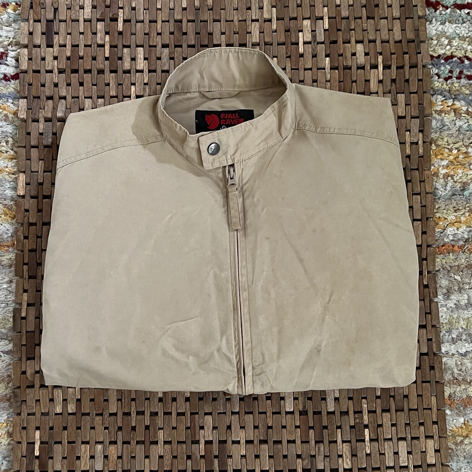 Fjallraven Japan Greenland Canvas G-1000 Full Zip Jacket Khaki Men’s Medium M