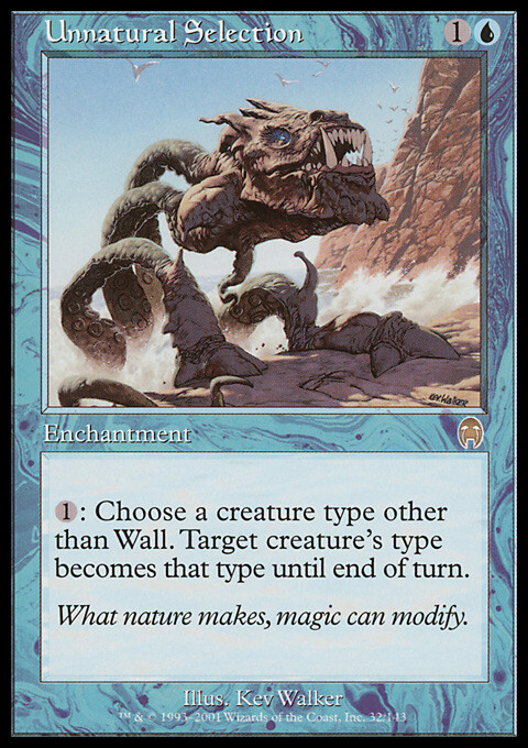Magic: The Gathering - Unnatural Selection (Selezione Innaturale) - Carta Rara Dal Set Apocalypse (APC) - Inglese