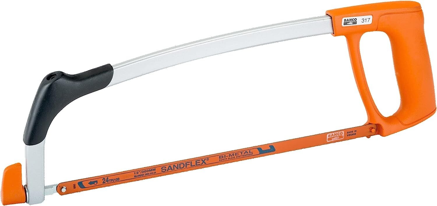 Bahco 317 Hand Hacksaw Frame 300mm (12in) - Image 4
