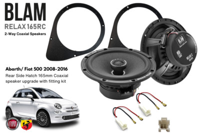 Abarth/ Fiat 500 (2008-2016) BLAM RELAX 165RC Rear Side Hatch Coaxial speaker up