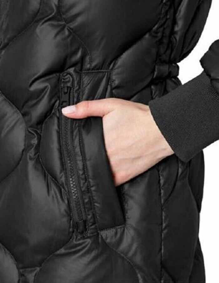 Mondetta Women's 650 Fill Power Quilted Down Full Zip Parka Water