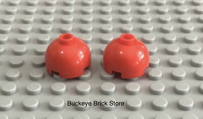 LEGO Red Brick, Round 1 1/2 x 1 1/2 x 2/3 Dome Top 20952 | eBay