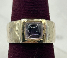 Sterling Silver Amethyst Ring Size 7