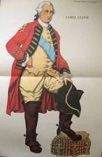 Antique Print – Lord Clive Lithograph | c1930s Earl of Powis British Politician