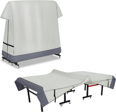 Ping Pong Table Cover Outdoor Waterproof, Dual Function Table Tennis Cover Fits 