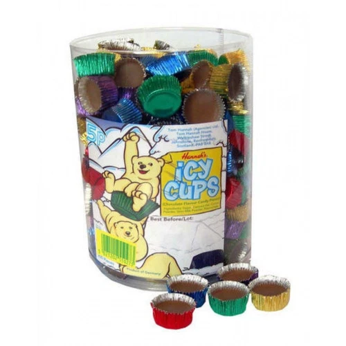 CHOCOLATE ICY CUPS - 200 Per Tub