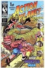 Action Planet Comics #1 NM 9.4 1996 Mike Manley Cover
