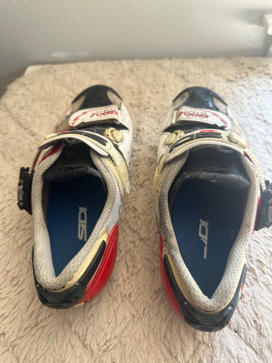 Sidi Ergo 2 Carbon Road Cycling Shoes Size EU 42 US 8.5 | eBay