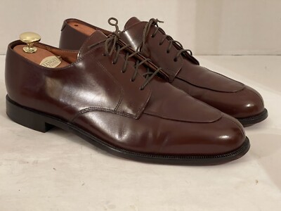 Cole Haan City Split Toe Derby Brown Leather Five Eyelet 