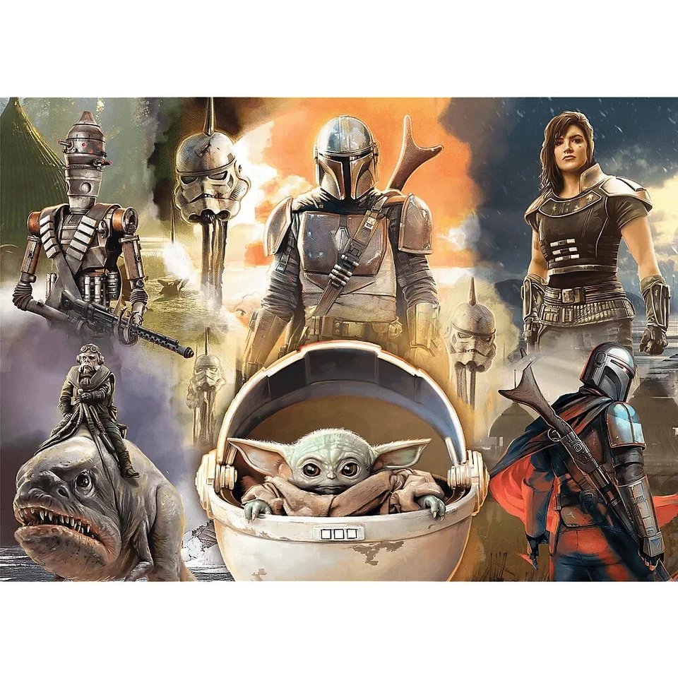 Star Wars Jigsaw Puzzle 200 Piece Grogu Baby Yoda Stormtrooper Mandalorian - image 2 of 4